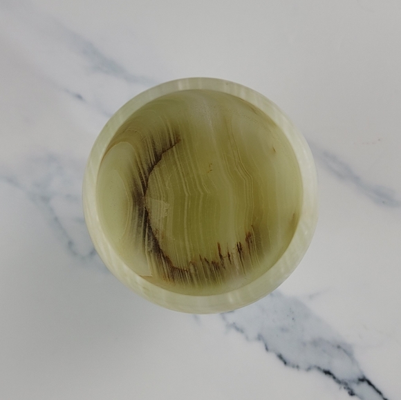 Natural Stone Goblet Chalise Wine Glass - Picture 8 of 11